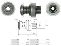 UMD 5516 - MARŞ DİŞLİSİ 10 DİŞ