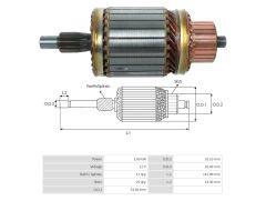 MARS KOLLEKTORU 12V 11 DIS NISSAN NAVARA 2.5 DCI (D40 MOTOR) M8T. (UMM-3295)