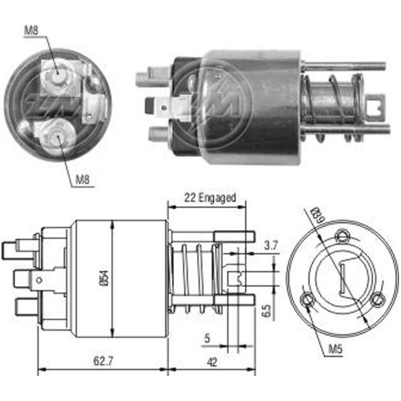ZM 1395 - MARŞ OTOMATİĞİ 12V
