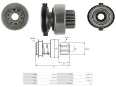 UMD 5518 - MARŞ DİŞLİSİ 10 DİŞ