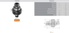 MARS DISLISI 8 DIS NISSAN E16 - NX1600 - NX2000 - PULSAR 1.6 - SENTRA 1.6 (CCW)