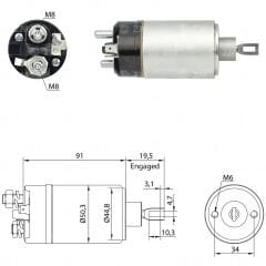 ZM 521 - MARŞ OTOMATİĞİ 12V