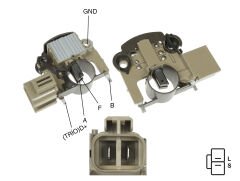 ALTERNATOR KONJEKTOR 12V MAZDA 323-326 28MM