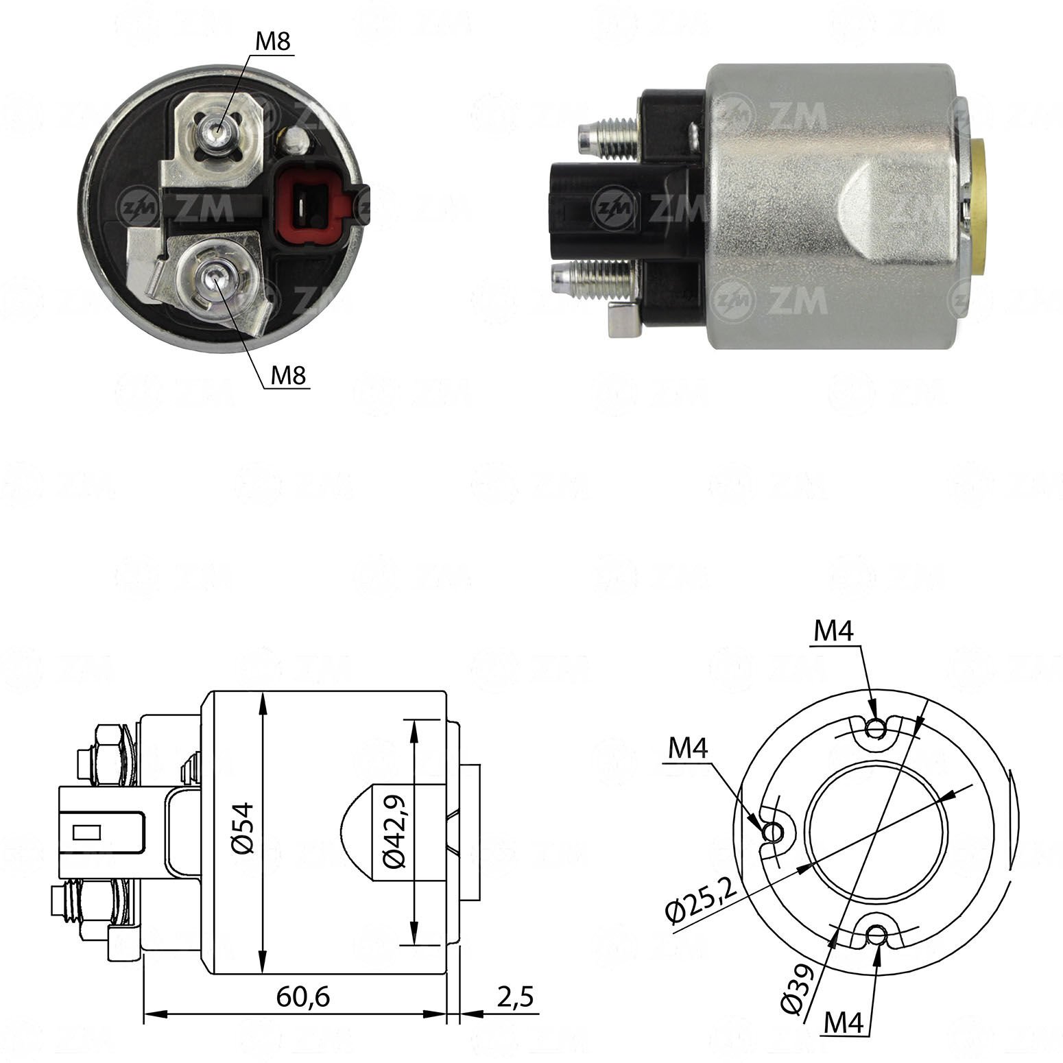 ZM 8492 - MARŞ OTOMATİĞİ 12V