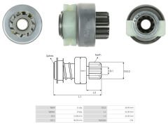MARS DISLISI 11 DIS FIAT TEMPRA / TIPO 1.6 - 1.8 - 2.0