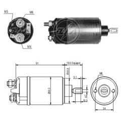ZM 526 - MARŞ OTOMATİĞİ 12V
