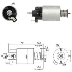 ZM 1665 - MARŞ OTOMATİĞİ 12V