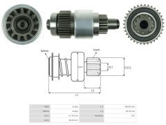 UMD 5542 - MARŞ DİŞLİSİ 13 DİŞ