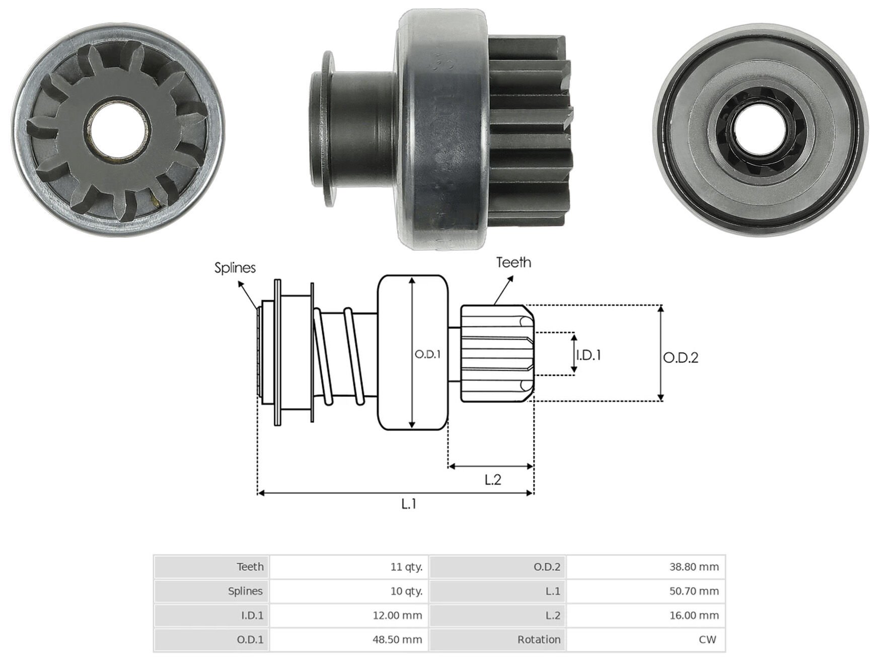 MARS DISLISI 11 DIS TOYOTA COROLLA - AVENSIS 2.0 D-4D - VERSO - RAV-4 2.2 D-4D (UMM-3365)