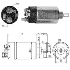 ZM 722 - MARŞ OTOMATİĞİ 12V