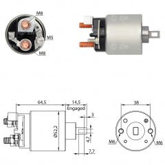 ZM 2710 - MARŞ OTOMATİĞİ 12V