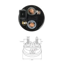 ZM-972.96 - MARŞ OTOMATİK KAPAGI 12V