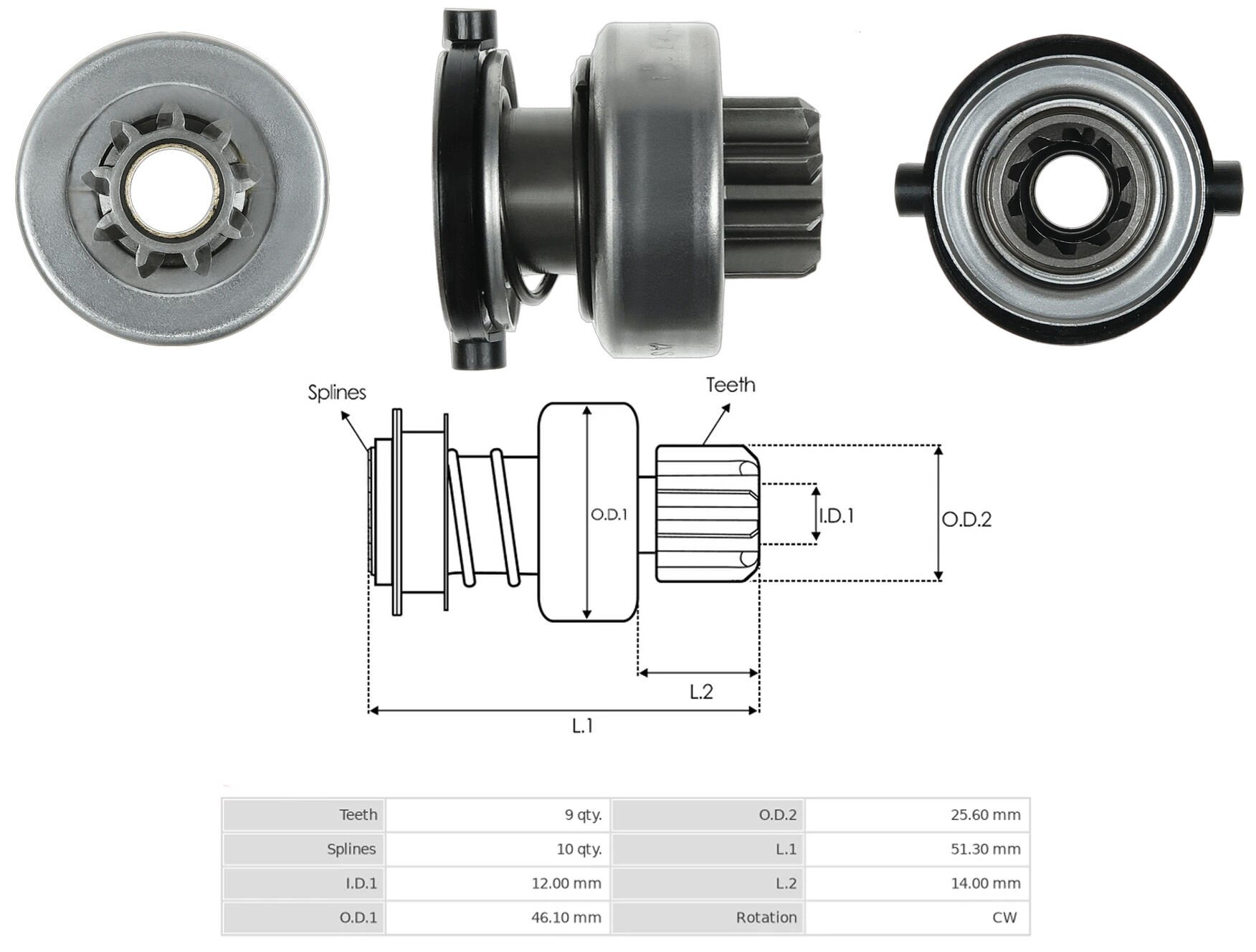 MARS DISLISI 9 DIS AUDI A4 1.6-1.8 / MERCEDES BENZ VITO - SPRINTER / VOLKSWAGEN GOLF 1.6