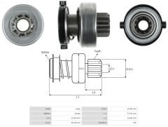 UMD 5550 - MARŞ DİŞLİSİ 9 DİŞ