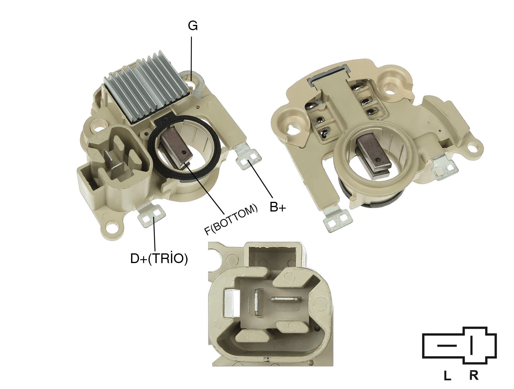 ALTERNATOR KONJEKTOR 12V MAZDA / YALE FORKLIFT (A866X26172)