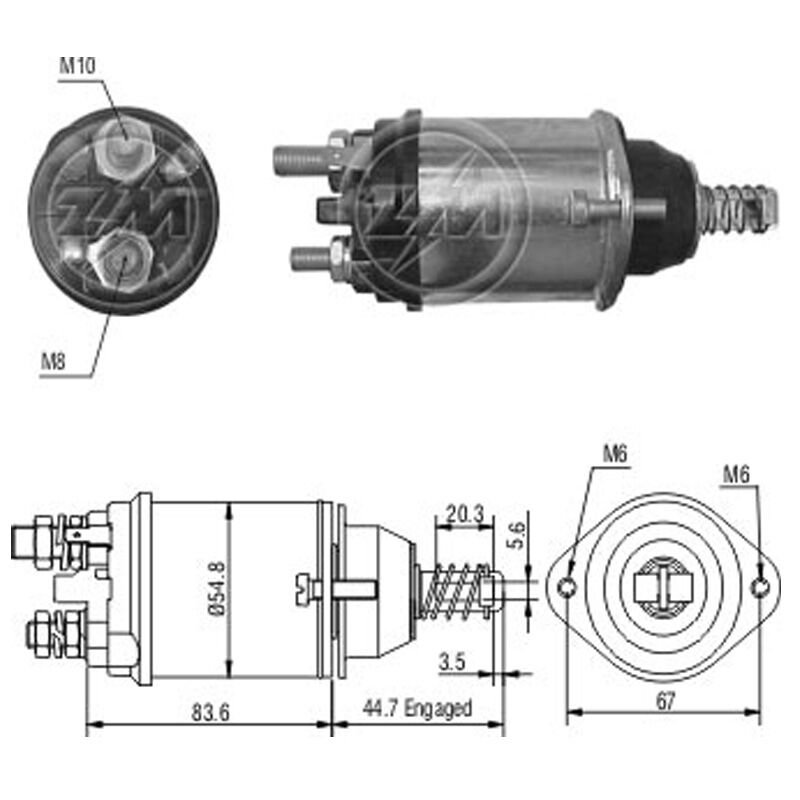 ZM 616 - MARŞ OTOMATİĞİ 12V