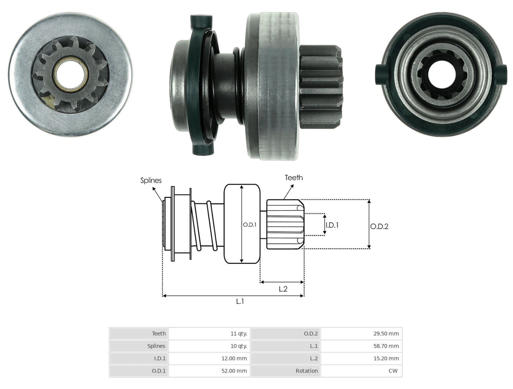 MARS DISLISI 11 DIS CITROEN JUMPER 1.9 D / PEUGEOT 205 - 305 - BOXER 1.9 D
