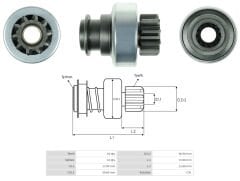 UMD 5560 - MARŞ DİŞLİSİ 10 DİŞ