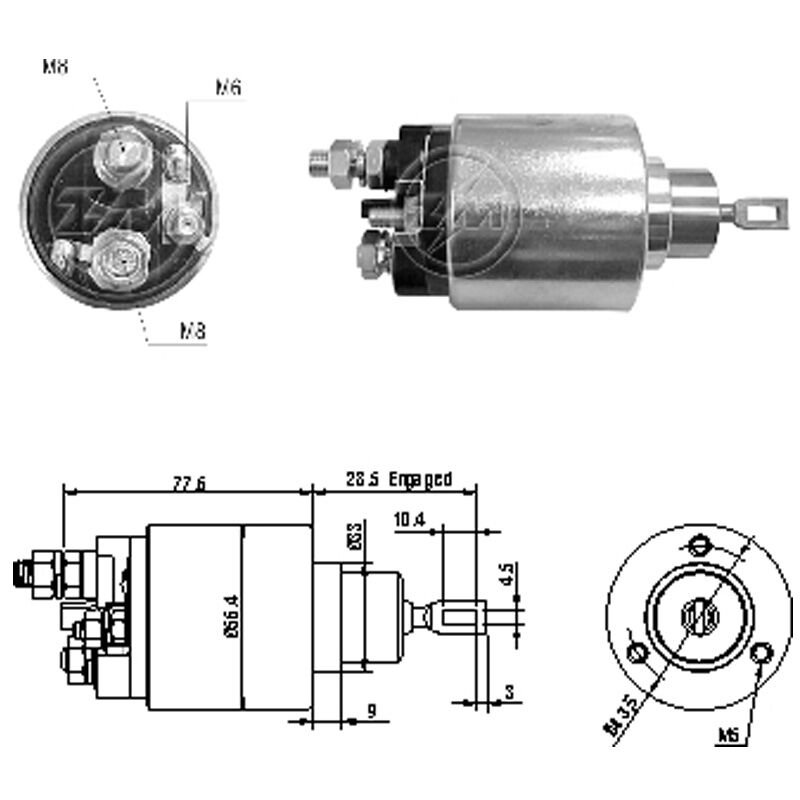 ZM 3479 - MARŞ OTOMATİĞİ 12V