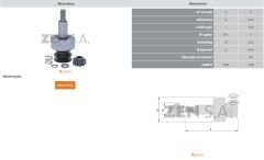 ZEN 1888 - MARŞ DİŞLİSİ 9 DİŞ