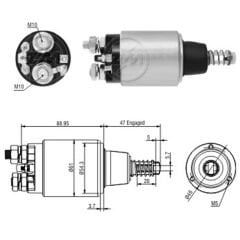ZM 4639 - MARŞ OTOMATİĞİ 12V