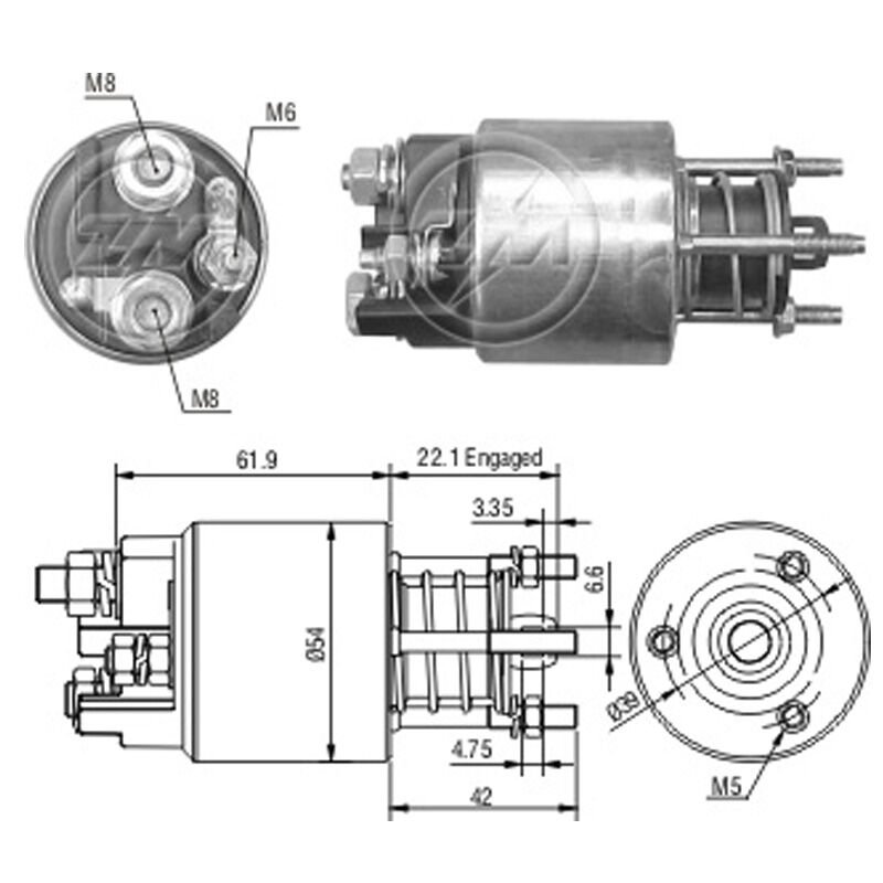 ZM 8395 - MARŞ OTOMATİĞİ 12V