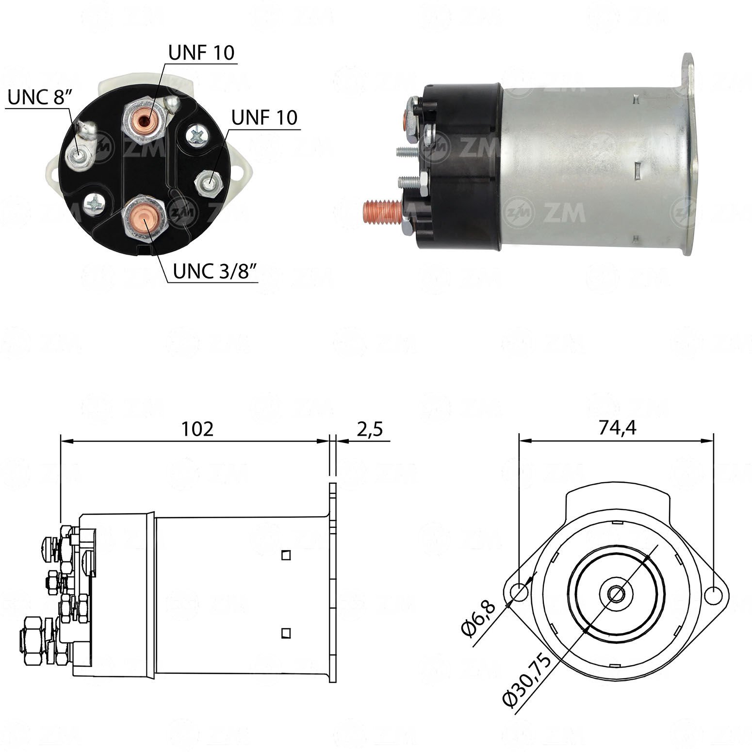ZM 551 - MARŞ OTOMATİĞİ 12V
