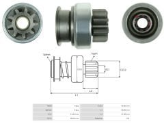 UMD 5584 - MARŞ DİŞLİSİ 9 DİŞ
