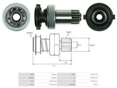 UMD 5852 - MARŞ DİŞLİSİ 10 DİŞ