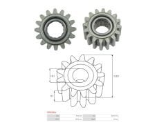 UMD 5585 - MARŞ DİŞLİSİ 16 DİŞ