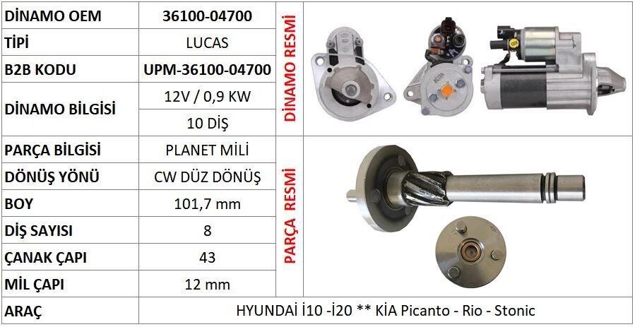 UPM 36100 - MARŞ PLANET MİLİ