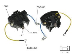 ALTERNATOR KONJEKTOR 12V RENAULT 9 / PEUGEOT / VOLVO IKI FIS - IKI KABLOLU