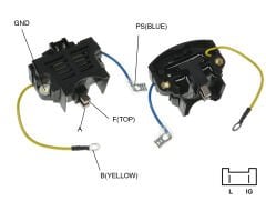 UVR PR 1652H - ALTERNATÖR KONJEKTÖR 12V