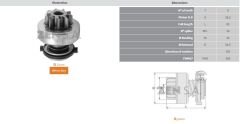 MARS DISLISI 9 DIS NISSAN TERRANO 2.7 D - NISSAN VANETTA / FIAT DUCATO / FORD MAVERICK 2.7D