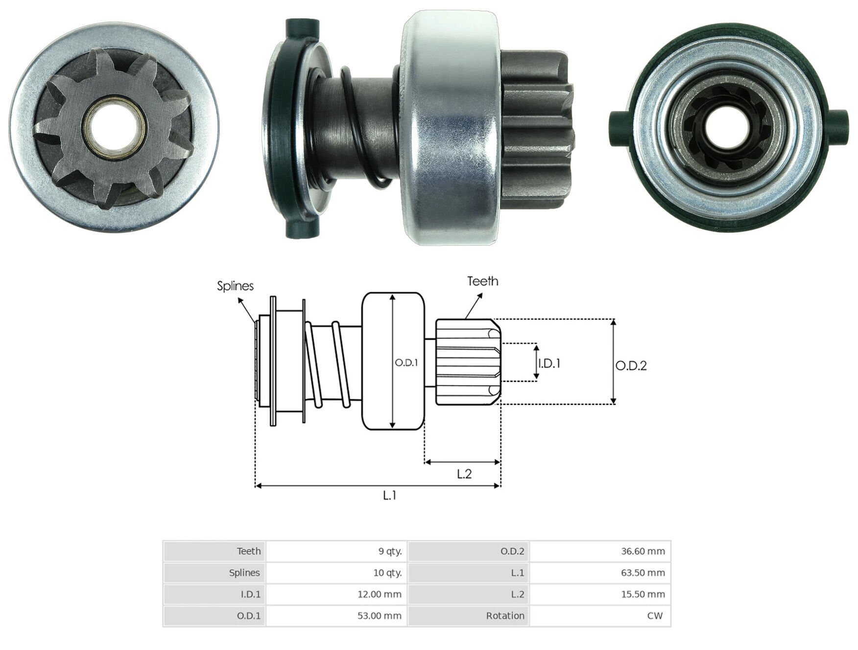 UMD 5597 - MARŞ DİŞLİSİ 9 DİŞ