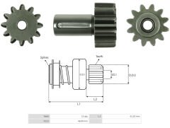 UMD 5598 - MARŞ DİŞLİSİ 12 DİŞ