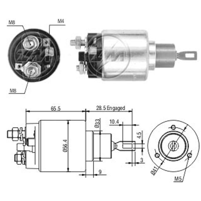 ZM 1674 - MARŞ OTOMATİĞİ 12V