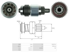 UMD 5614 - MARŞ DİŞLİSİ 10 DİŞ