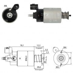 ZM 4665 - MARŞ OTOMATİĞİ 12V