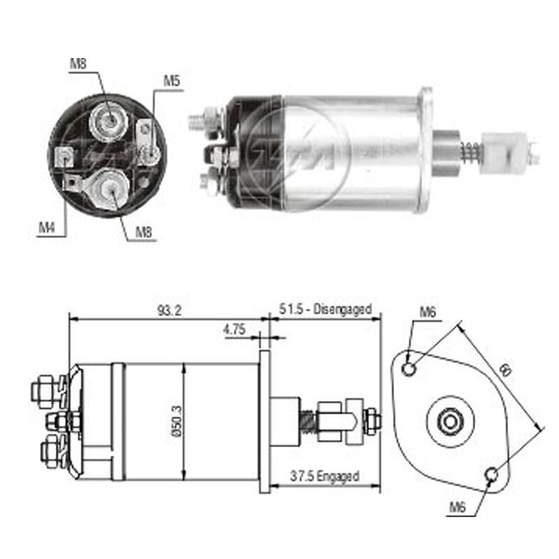 ZM 821 - MARŞ OTOMATİĞİ 12V