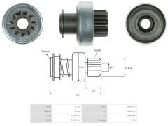 UMD 5635 - MARŞ DİŞLİSİ 11 DİŞ