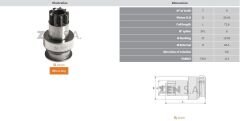 ZEN 1592 - MARŞ DİŞLİSİ 9 DİŞ