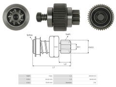 UMD 5898 - MARŞ DİŞLİSİ 9 DİŞ