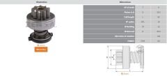 ZEN 1550 - MARŞ DİŞLİSİ 9 DİŞ