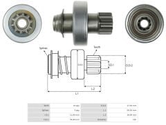 UMD 5870 - MARŞ DİŞLİSİ 10 DİŞ