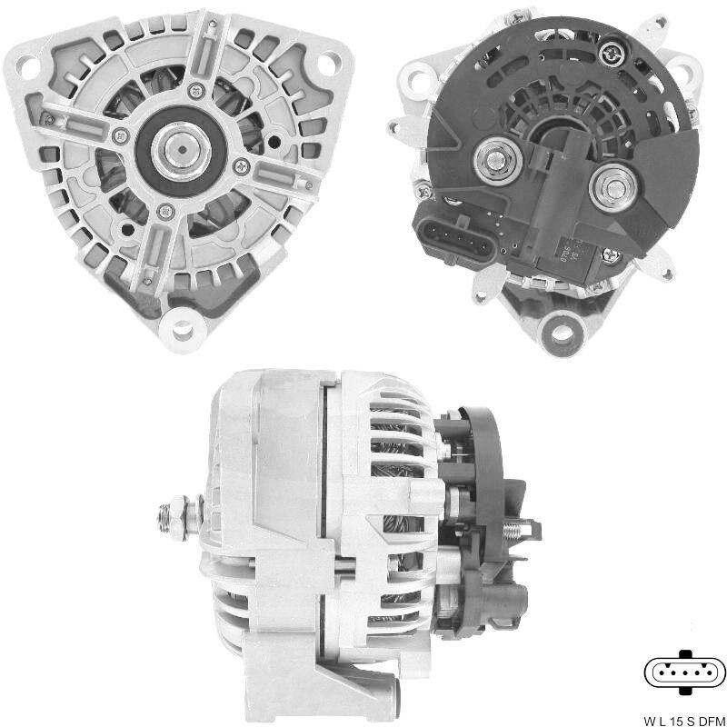 ALTERNATOR 24V 80 AMP MERCEDES AXOR - ACTROS Y.M. 5 FISLI