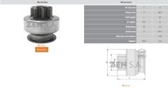 ZEN 1706 - MARŞ DİŞLİSİ 8 DİŞ
