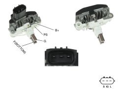 UVR B 543B - ALTERNATÖR KONJEKTÖR 24V