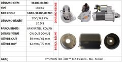 UMG 36100 - MARŞ GÖVDESİ 12V 0,9 KW
