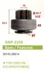 GNP 2255 - MARŞ DİŞLİSİ 11 DİŞ